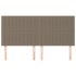 Cabeceros 4 unidades de tela gris taupe 100x5x78/88