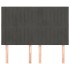 Cabeceros 4 unidades terciopelo gris oscuro 72x5x78/88