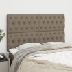 Cabeceros 4 unidades de tela gris taupe 80x7x78/88 cm