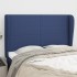 Cabecero con orejas de tela azul 147x23x118/128