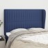 Cabecero con orejas de tela azul 147x23x118/128