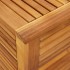 Caja de almacenaje de jardín madera maciza acacia 150x50x56