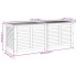 Caja de almacenaje de jardín madera maciza acacia 150x50x56