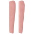 Cabecero con orejas de terciopelo rosa 203x23x118/128