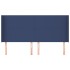 Cabecero con orejas de tela azul 203x16x118/128