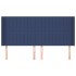 Cabecero con orejas de tela azul 183x16x118/128