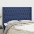 Cabecero con orejas de tela azul 147x16x118/128