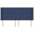 Cabecero con orejas de tela azul 163x16x118/128