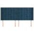 Cabecero con orejas de terciopelo azul oscuro 163x16x118/128