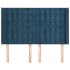 Cabecero con orejas de terciopelo azul oscuro 147x16x118/128