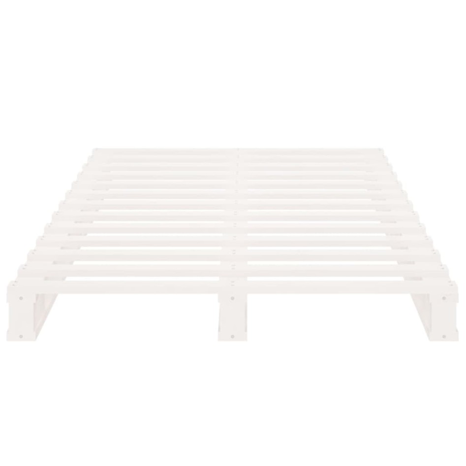 Estructura cama sin colchón madera maciza pino blanca