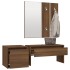 Set de muebles de recibidor madera contrachapada roble