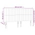 Cabecero con luces LED terciopelo rosa 180x5x118/128