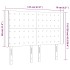 Cabecero con LED de terciopelo gris claro 147x16x118/128