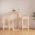 Set de bar 3 piezas madera maciza de