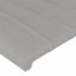 Estructura de cama sin colchón tela gris claro 90x200