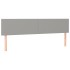 Cama box spring con colchón tela gris claro 200x200