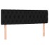 Cama box spring con colchón tela negro 140x200