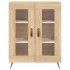 Aparador alto madera contrachapada color roble 69,5x34x180