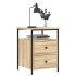 Mesitas noche 2 uds madera ingeniería roble Sonoma 44x45x60