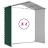 Cobertizo de jardín acero galvanizado verde 191x215x198