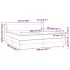 Cama box spring con colchón terciopelo rosa 200x200