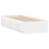 Estructura de cama blanca 75x190