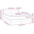 Cama box spring con colchón terciopelo rosa 140x190