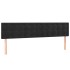 Cama box spring con colchón terciopelo negro 160x200