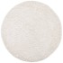 Alfombra de pelo largo moderna crema Ø 240