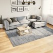 Alfombra de pelo largo moderna azul 200x280 cm