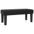 Cama box spring con colchón cuero sintético negro 120x200
