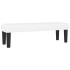 Cama box spring con colchón cuero sintético blanco 140x190