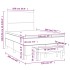 Cama box spring con colchón terciopelo rosa 120x200
