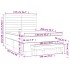 Cama box spring con colchón terciopelo rosa 140x200