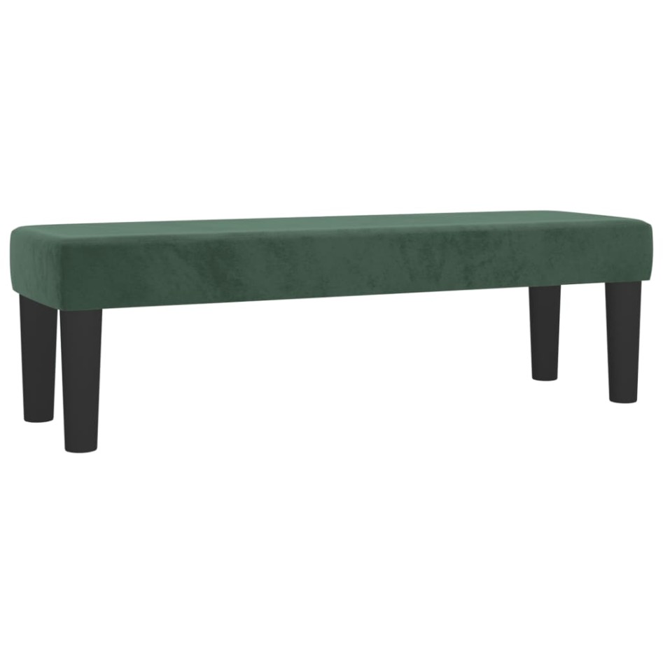 Cama box spring con colchón terciopelo verde oscuro 140x190