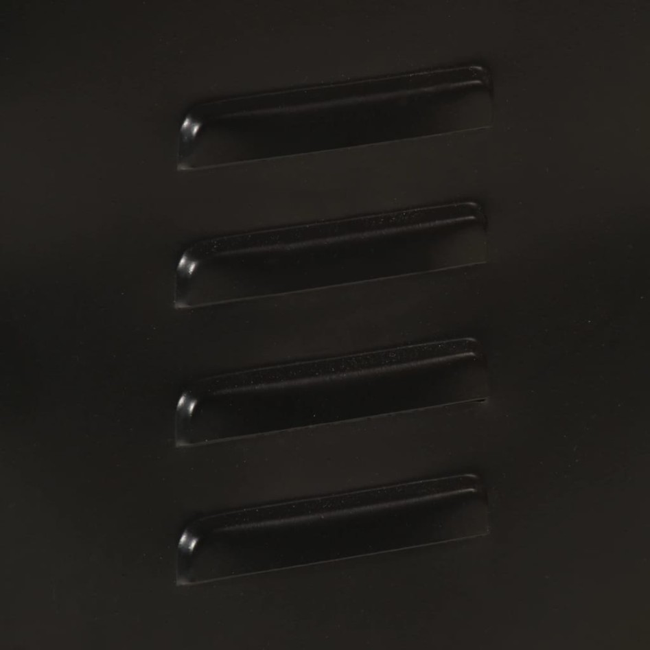 Mueble de baño hierro y madera maciza de mango 40x27x90