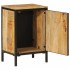 Mueble de baño madera maciza de mango y hierro 40x30x60