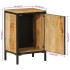 Mueble de baño madera maciza de mango y hierro 40x30x60