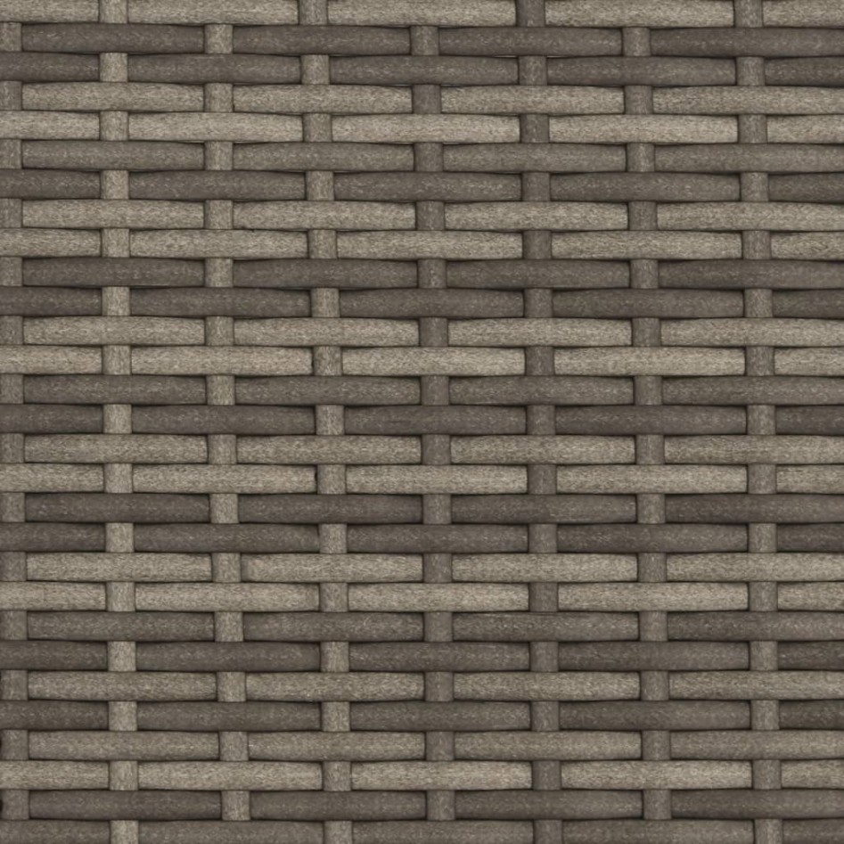 Tumbona con cojines ratán sintético