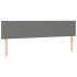 Cama box spring con colchón tela gris oscuro 200x200