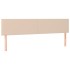 Cama box spring con colchón cuero sintético capuchino