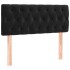 Cama box spring con colchón terciopelo negro 100x200