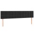 Cama box spring con colchón terciopelo negro 200x200
