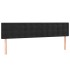 Cama box spring con colchón terciopelo negro 180x200