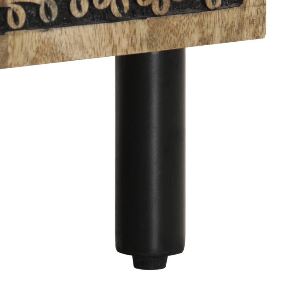 Mueble de TV madera maciza de mango 105x33x46