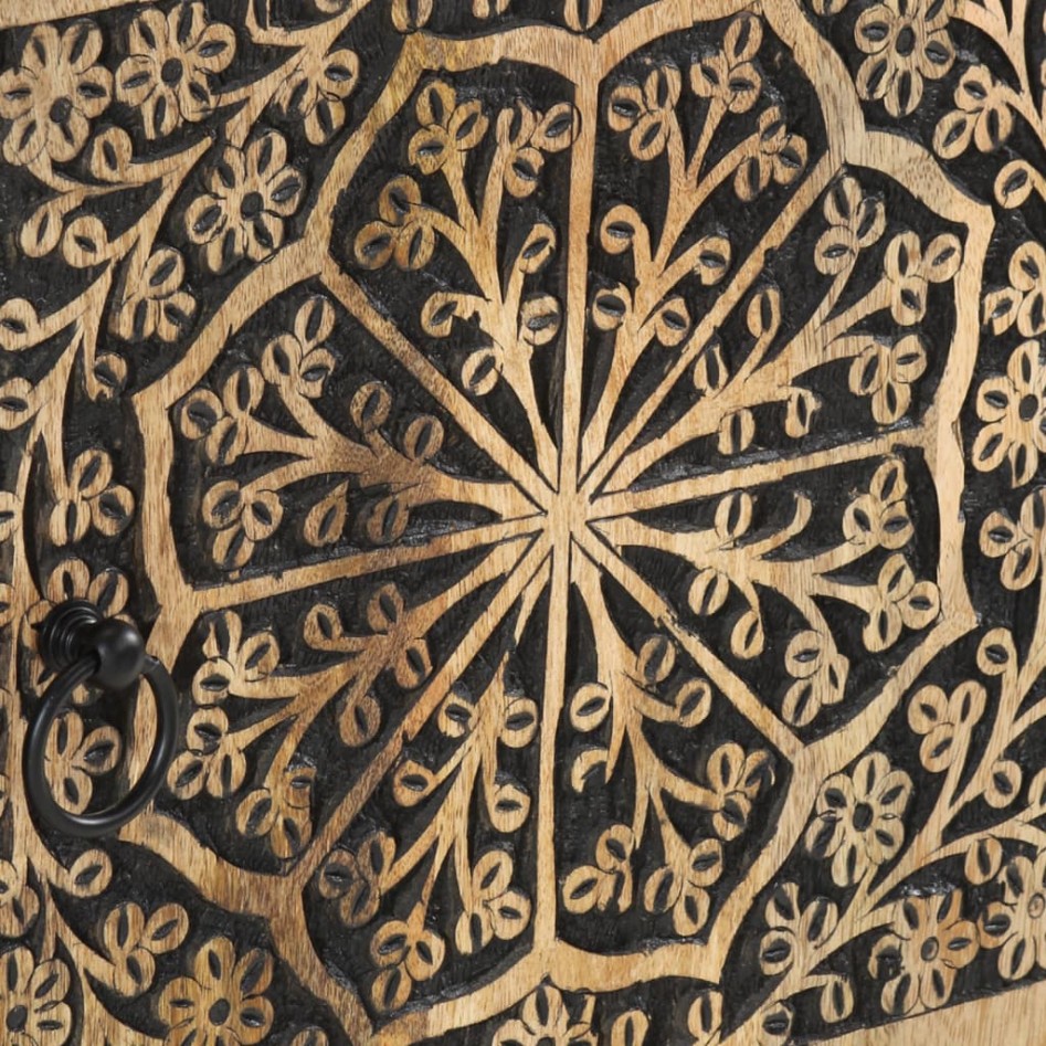 Mesa de centro de madera maciza mango 100x54x40