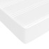 Cama box spring con colchón cuero sintético blanco 100x200
