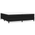 Cama box spring con colchón tela negro 200x200