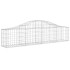 Cestas de gaviones 3 uds forma de arco hierro 200x30x40/60